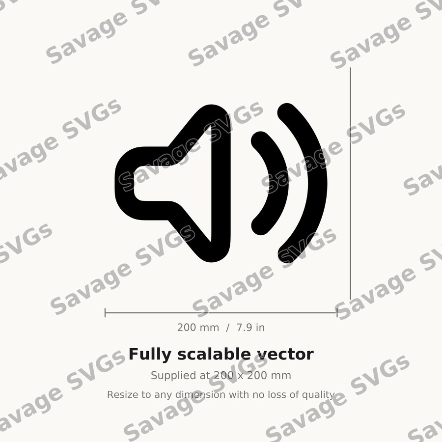 Volume Speaker Icon