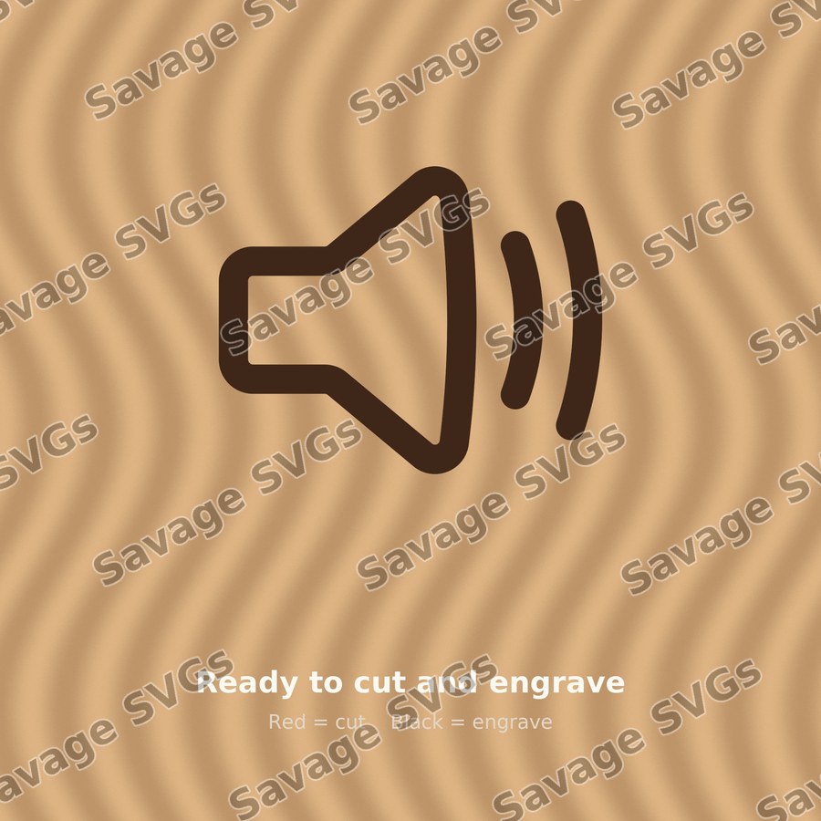 Volume Up Outline