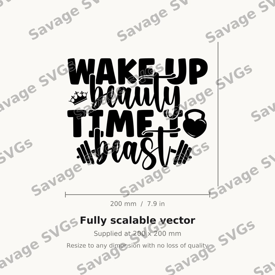 Wake Up Beauty Time To Beast 01