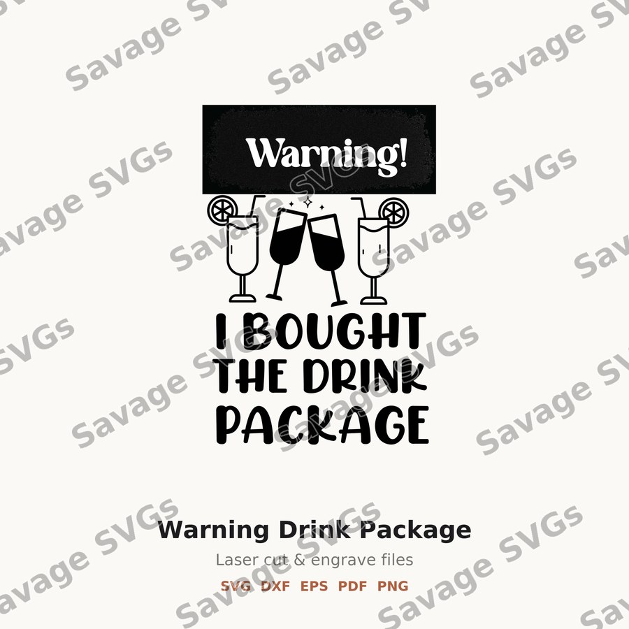 Warning Drink Package