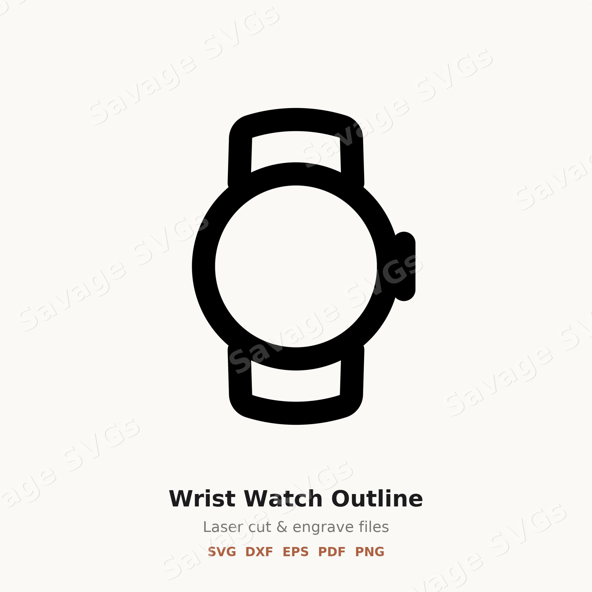 Wrist Watch Outline