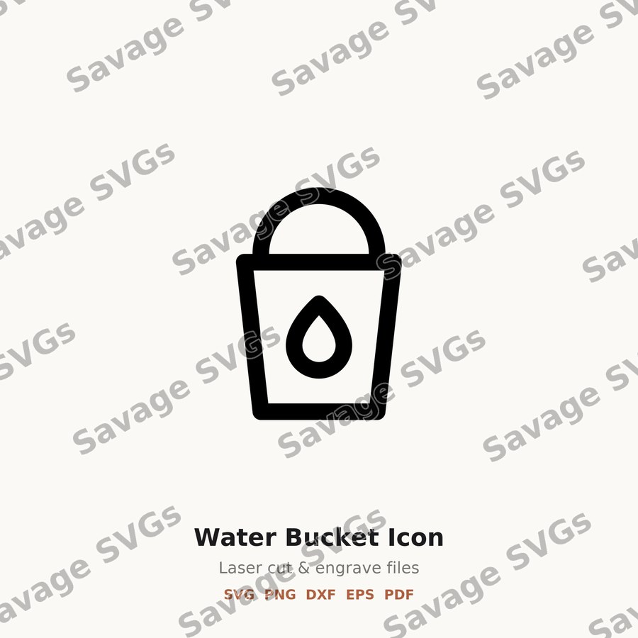 Water Bucket Icon