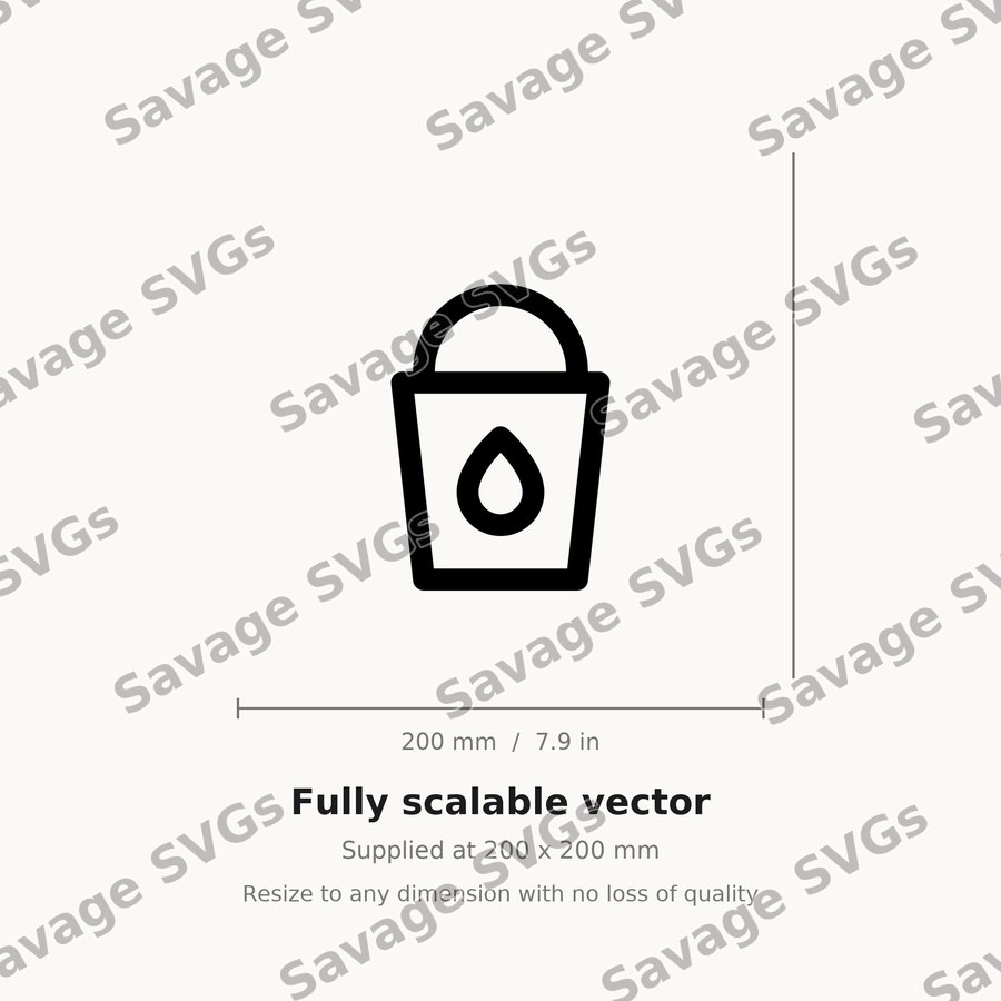 Water Bucket Icon