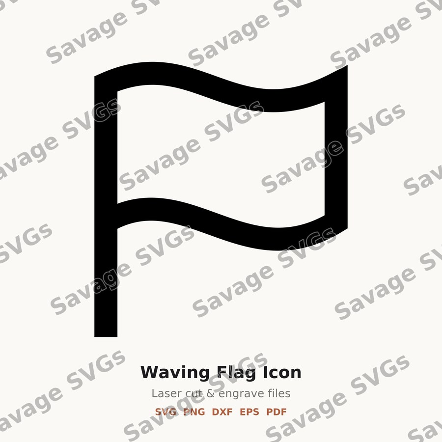 Waving Flag Icon