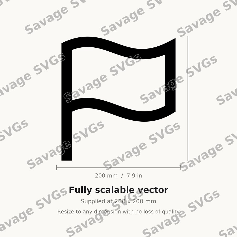 Waving Flag Icon