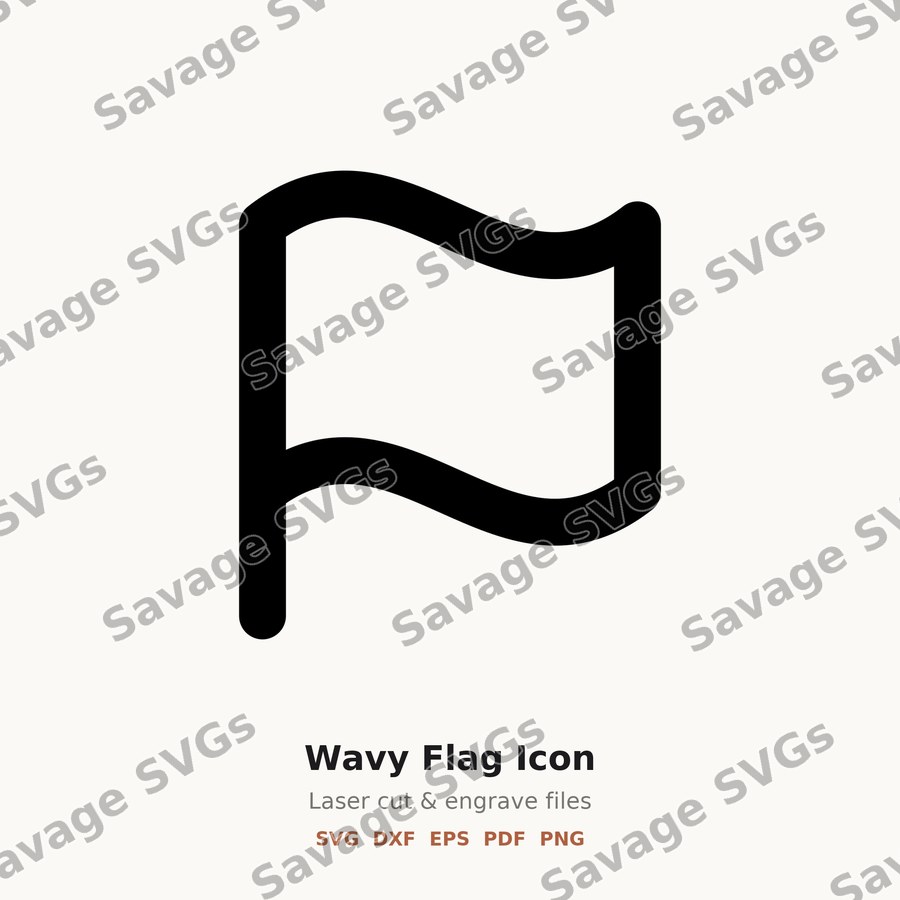 Wavy Flag Icon
