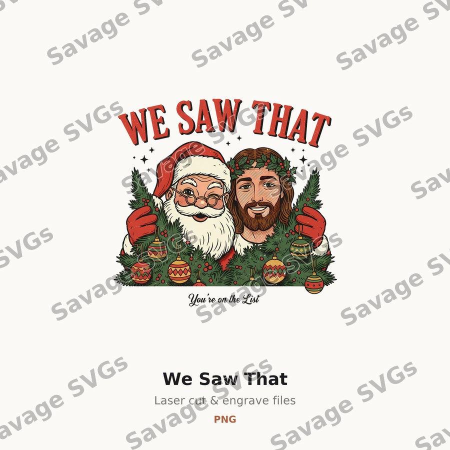 We Saw That