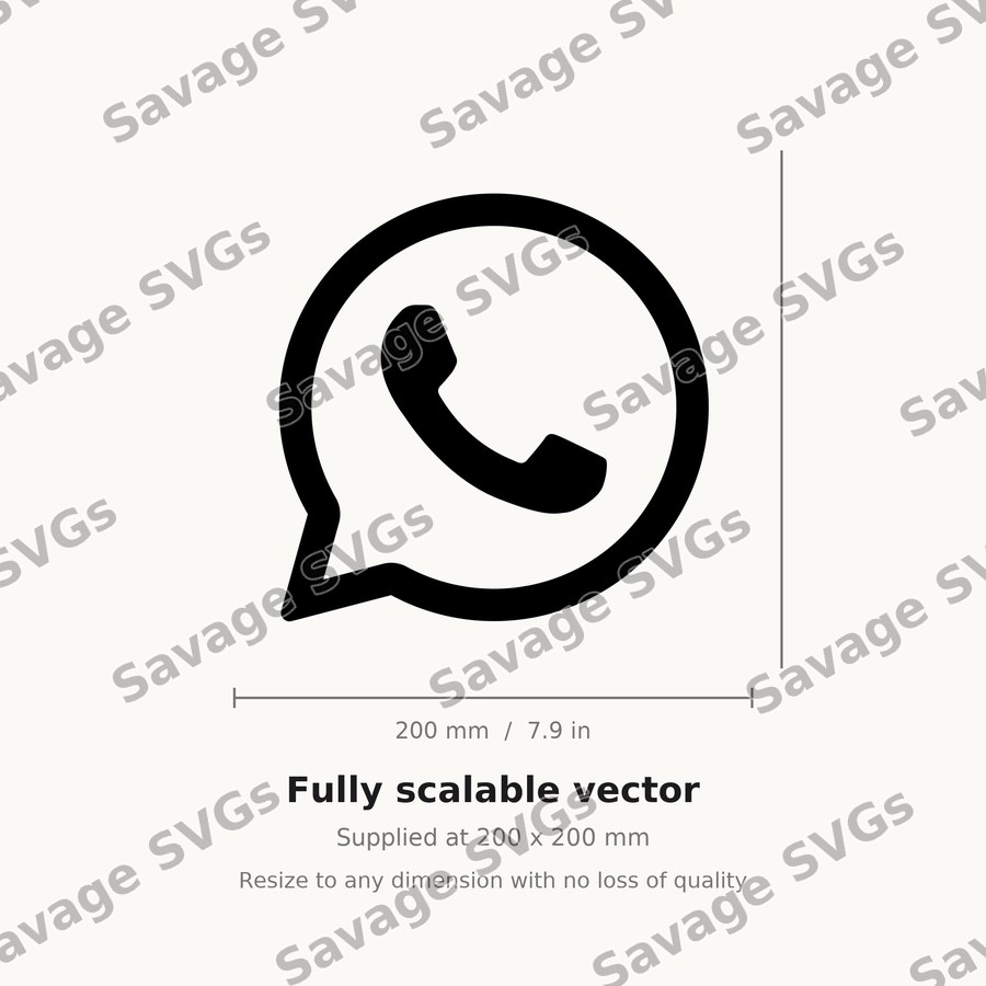 Whatsapp Outline