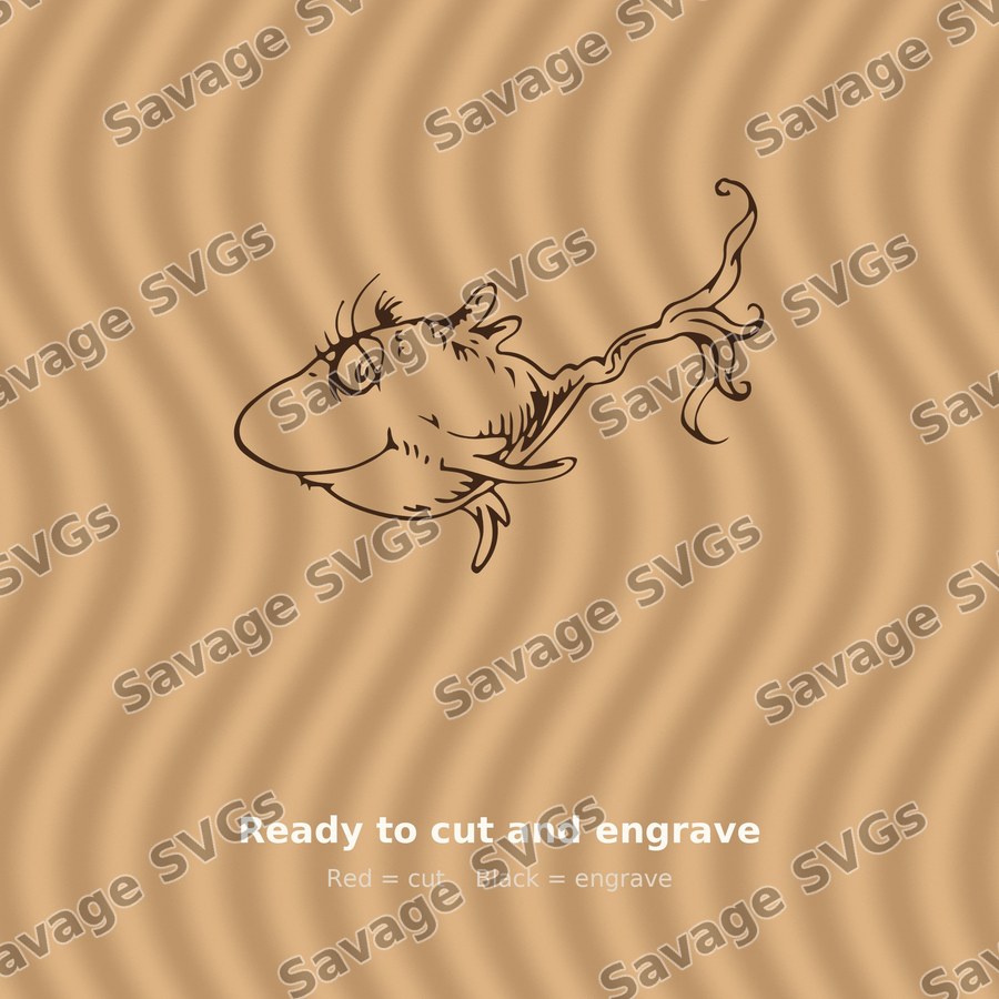 Whimsical Cartoon Fish