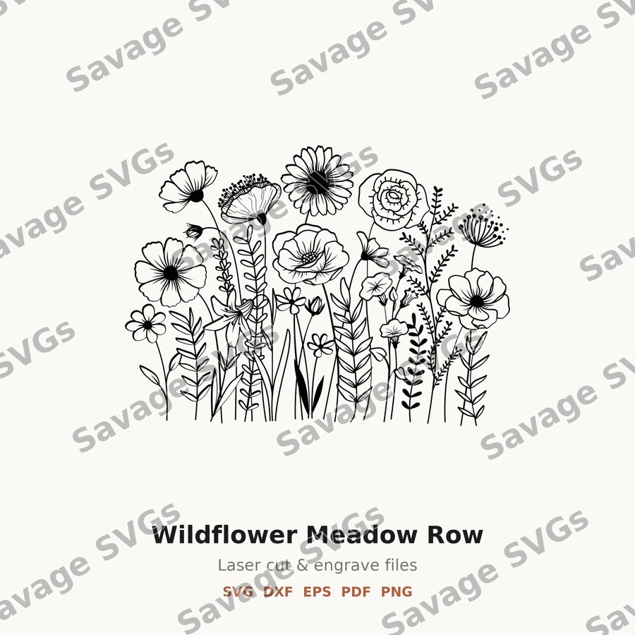 Wildflower Meadow Row