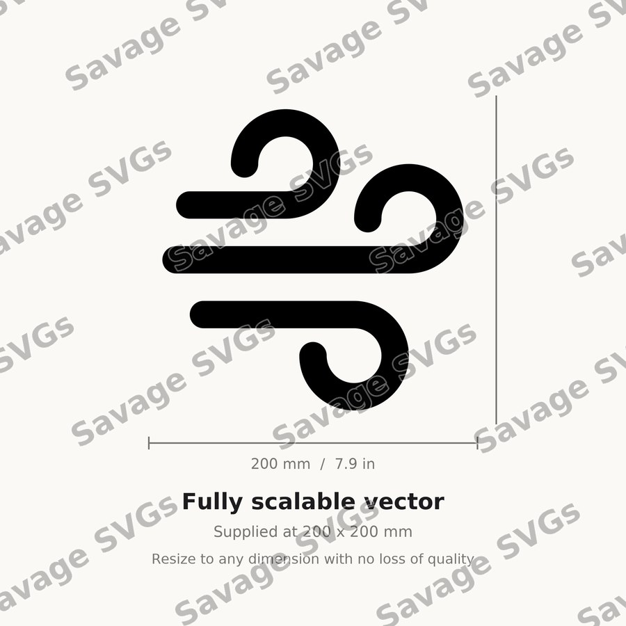 Wind Gust Icon