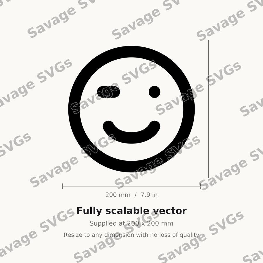 Winking Smiley Face