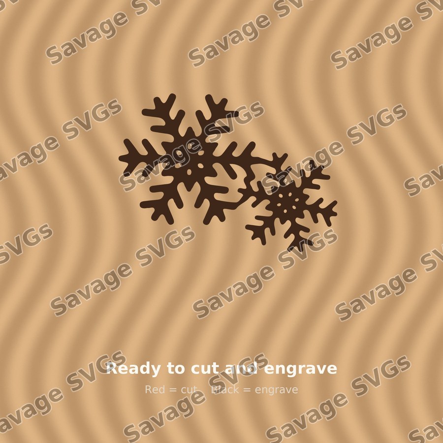 Winter Snowflakes Duo