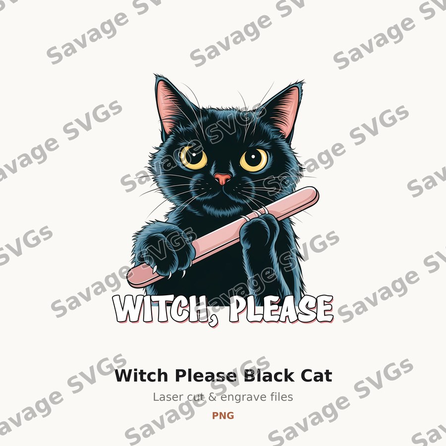 Witch Please Black Cat