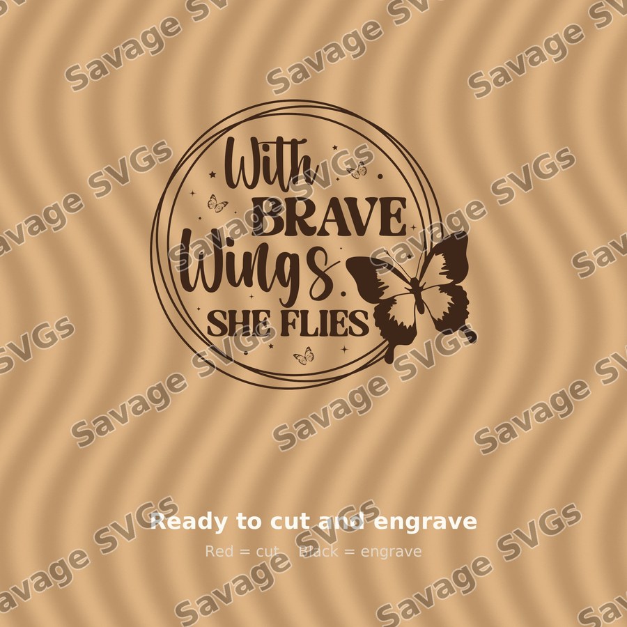 With Brave Wings Quote