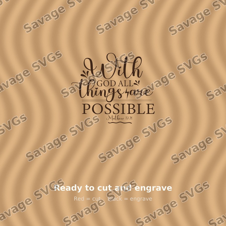 With God All Things Possible