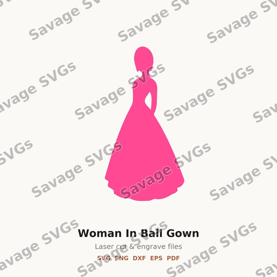Woman In Ball Gown