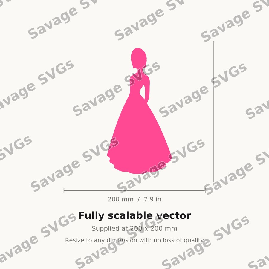 Woman In Ball Gown