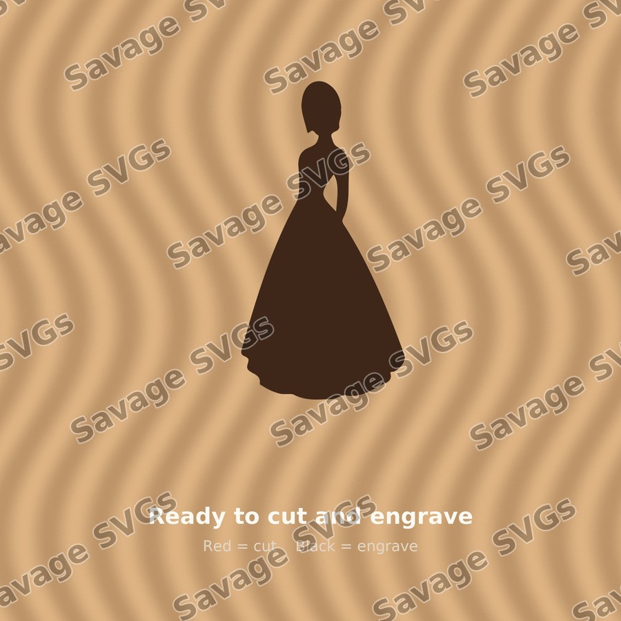 Woman In Ball Gown