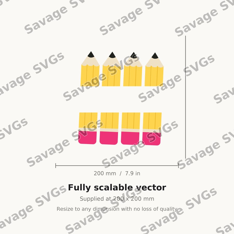 Yellow Pencils Split