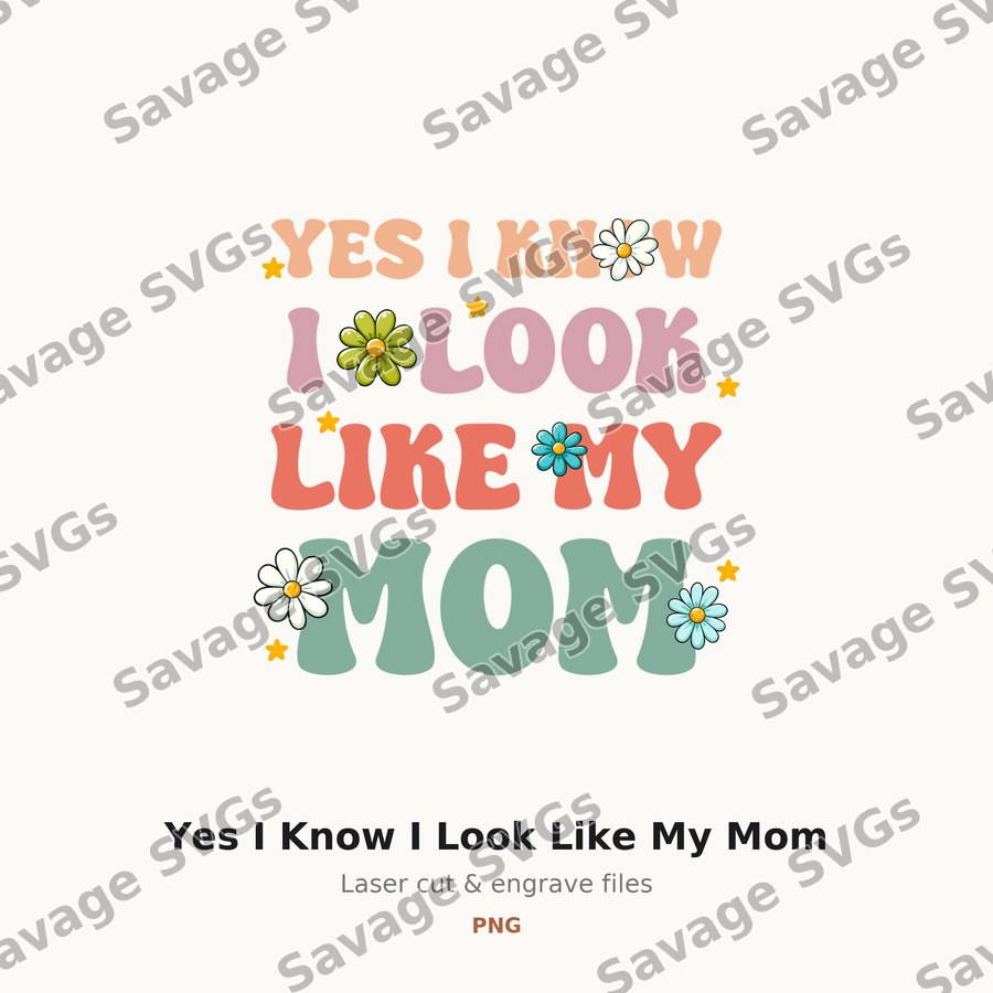 Yes I Know I Look Like My Mom