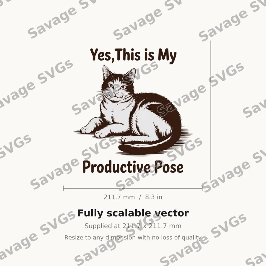 Yes This Is My Productive Pose