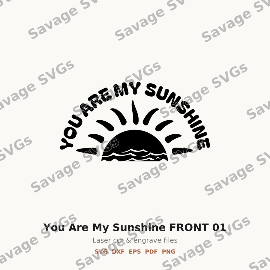 You Are My Sunshine FRONT 01