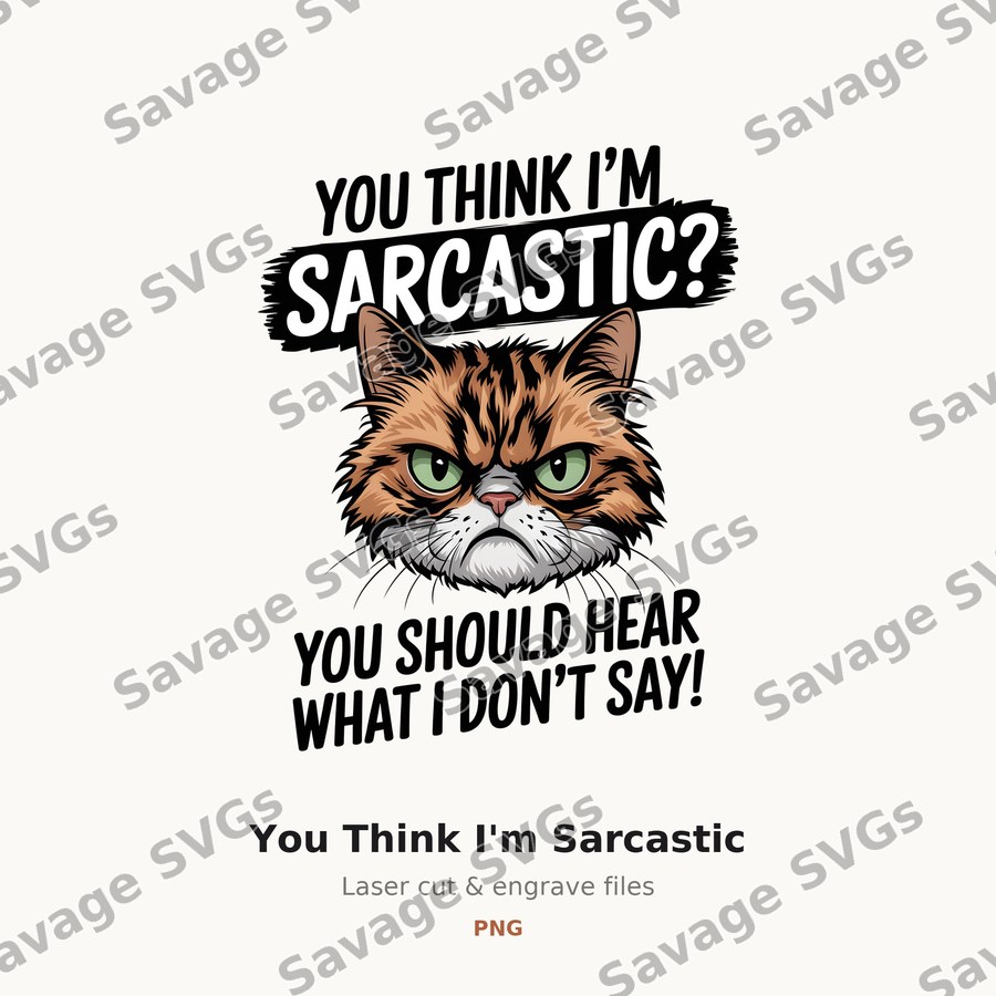 You Think I'm Sarcastic