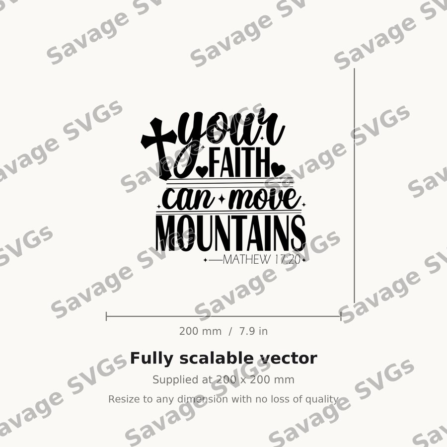 Your Faith Can Move Mountains