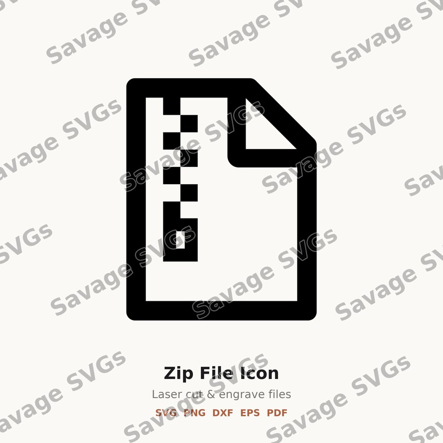 Zip File Icon