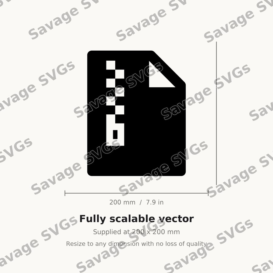 Zip File Icon