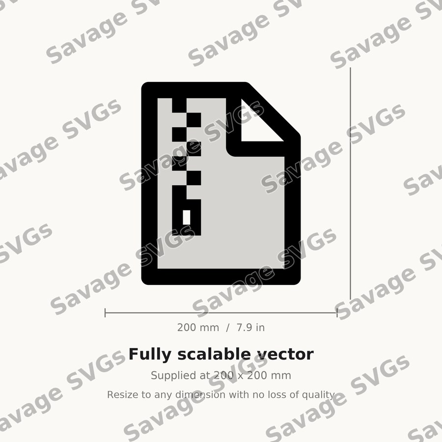 Zip File Icon
