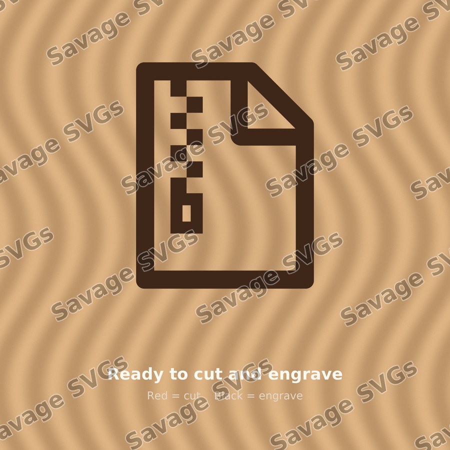 Zip File Icon