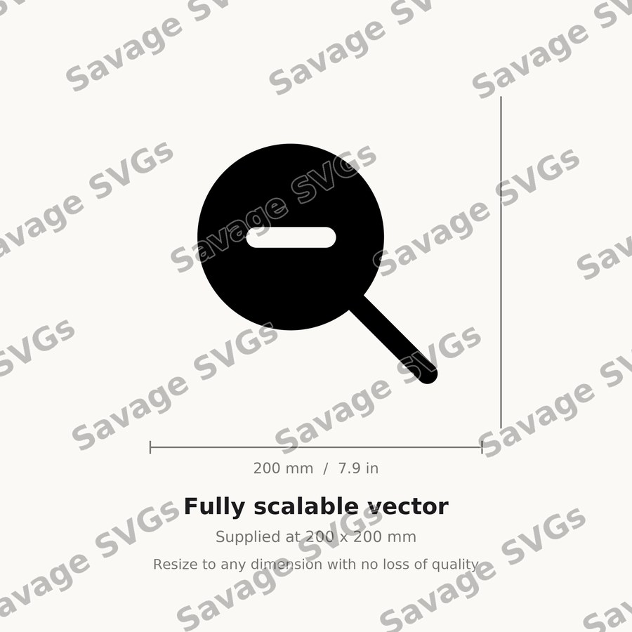 Zoom Out Solid